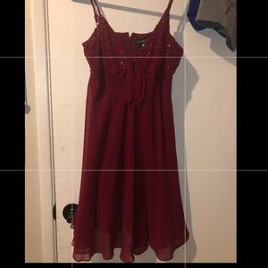 Beaded short formal dress